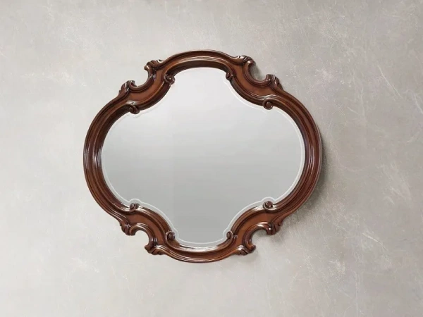 Консоль с зеркалом "Фирензе" Орех 816-817  купить в интернет магазине Мебель из массива. Звоните +7 495 961-63-63 Гостиные